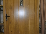 oak boarded door